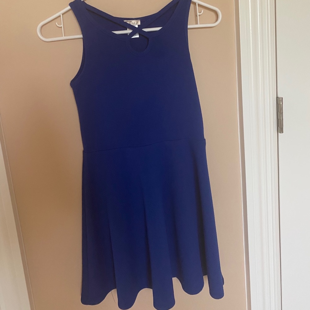 this royal blue dress